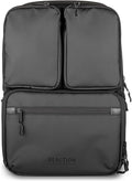 The Kenneth Cole REACTION Ryder 17-Inch Coated Polyester Travel Laptop Backpack Bag, Black