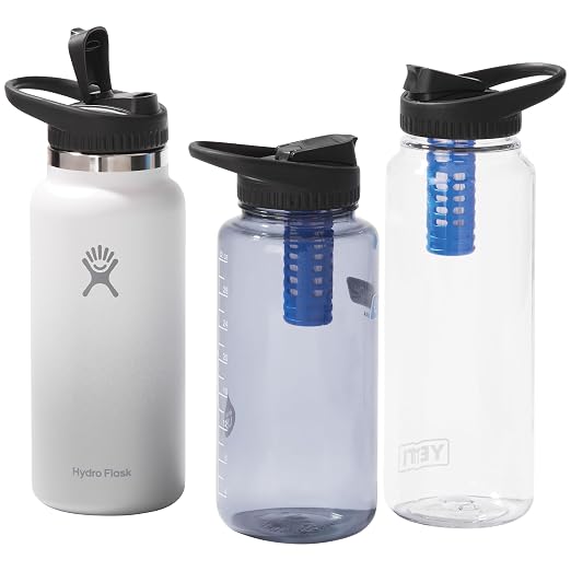 Platypus DayCap Water Bottle Filter Cap for Wide Mouth HydroFlask, Nalgene, and Yeti Water Bottles