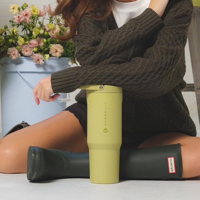 HydroJug Sport 32 oz Insulated Stainless Steel Water Bottle, Olive