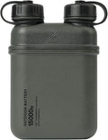 NESTOUT Rugged Power Bank, 15000mAh Outdoor Charger, 32W USB-C Fast Charging PD, Waterproof IP67, Durable Shockproof, Battery Pack for iPhone Tablet Hiking Travel Camping (Olive Green, 15000mAh)