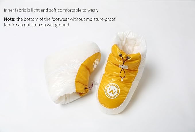 10D Ultralight Down Booties 800FP Down Pro Shoes Cover Outdoor Tent Slippers Winter Foot Socks in Sleeping Bag