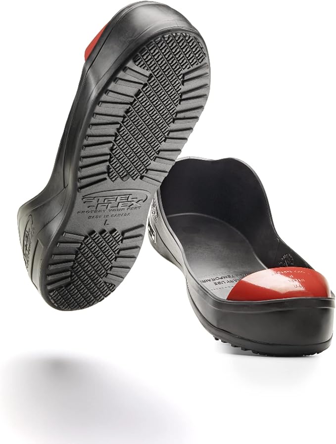 STLFLX - ToeGUARDZ™ Steel Toe Overshoes, Temporary Use Steel Toe Covers Alternative, CSA Z334 Approved Safety Overshoes with Steel Toe Cap & Thermoplastic Rubber, Ambidextrous, Slip Resisting, XS