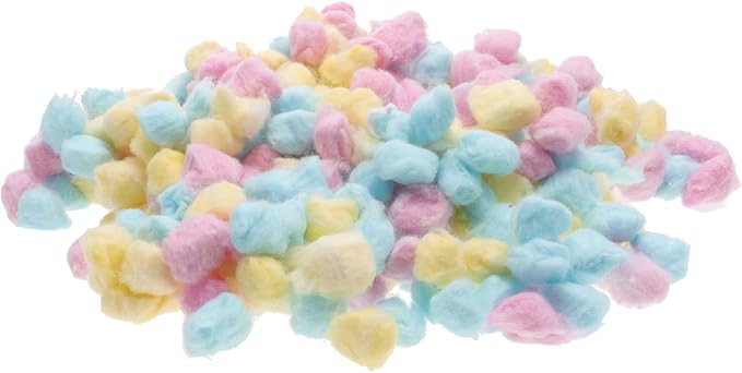 Colored Cotton Balls for Face Washing Soft Small Cotton Balls for Newborns Gentle Makeup Remover and Craft Use Multipurpose and Pet Care Pads