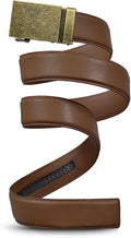 Mission Belt Men's Leather Ratchet Belt, 40mm Metal Collection