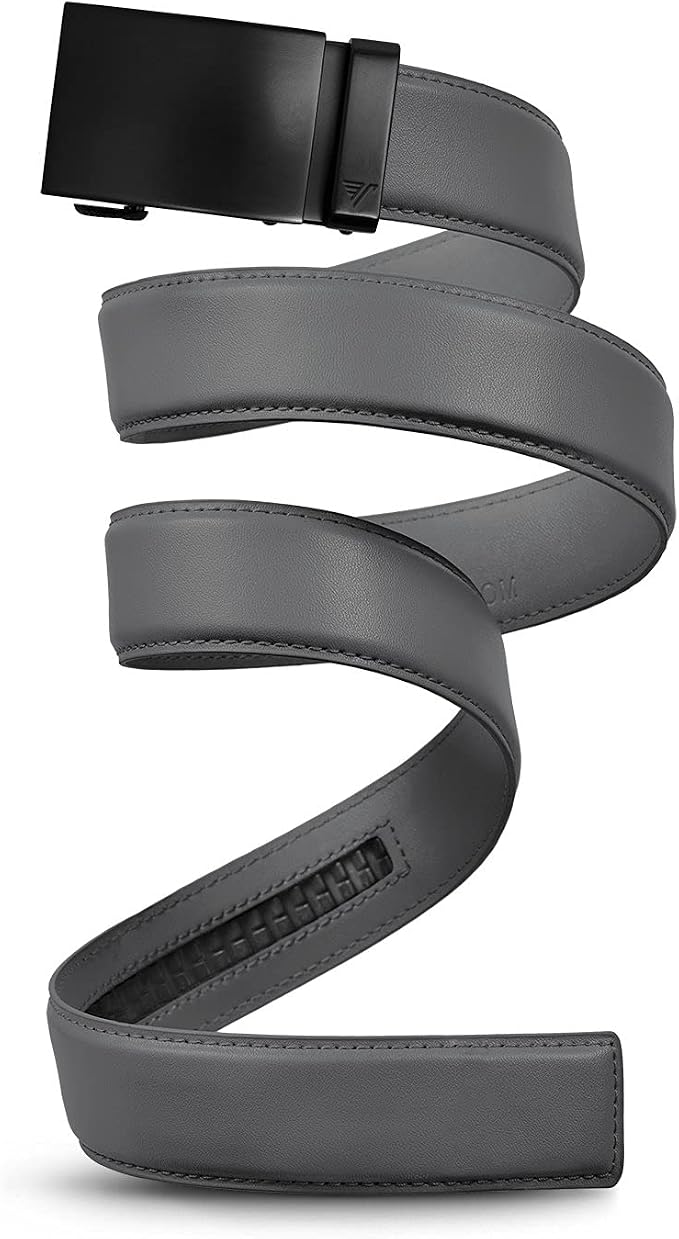 Mission Belt Men's Leather Ratchet Belt, 40mm Metal Collection