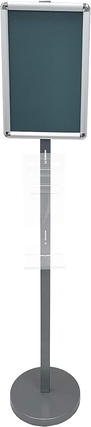 FixtureDisplays Hand Sanitizer Stand Portable Stand with Volume Adjustable Dispenser Cleaner Automatic Hand Free 10050NEW+15226