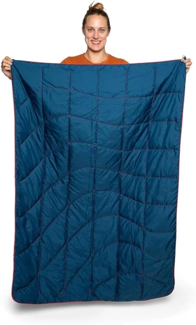 Rumpl NANOLOFT Puffy Blanket - Patina Pixel Fade - Travel