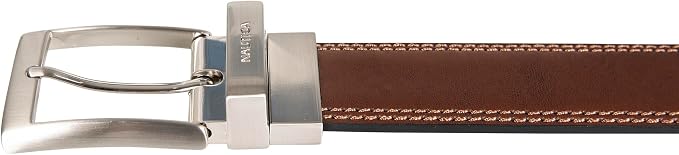Nautica Men's Reversible Leather Belt | 2-in-1 | Classic | Everyday | Business | Work | Dress | Casual | Metal Buckle