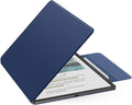 MoKo Magnetic Case for All-New 11" Kindle Scribe 2025(3rd Generation) & Kindle Scribe Colorsoft 2025(1st Gen) - Slim Folio Premium PU Leather Cover with Pen Clasp & Auto Sleep Wake, Navy Blue