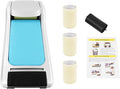 Automatic Shoe Covers Dispenser Machine,Foot-operated Shoe Film Machine with 3 Rolls Disposable Covers Non-slip Waterproof Shoe Wrapping Machine for Home, Offices, Factories,Shop,Grey