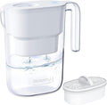 Waterdrop PT-05W Water Filter Pitcher, 7-Cup Capacity, NSF Certified, 5X Longer Filter Life, Up to 200 Gallons, for Fridge, Countertop, and Gift Giving, Reduces PFOA/PFOS, Chlorine, White