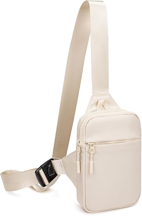 higouta Mini Sling Bag for Men Women, Small Crossbody Casual Utility Chest Phone Bag for Travel Workout