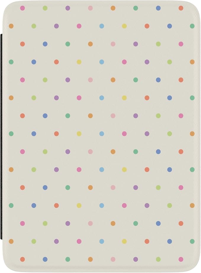 Casely Kindle Case | On the Dot | Rainbow Polka Dot | Compatible with 7” Kindle Colorsoft and 7” Kindle Paperwhite (12th Gen 2024 Models)