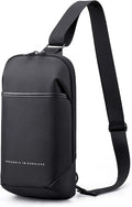 Kingsons Small Crossbody Bag Sling Bag for Men Women Waterproof Chest Pack with Anti Theft Pocket, Casual Daily Daypack Shoulder Bag for Running Travel Cycling Hiking