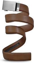 Mission Belt Men's Leather Ratchet Belt, 40mm Metal Collection