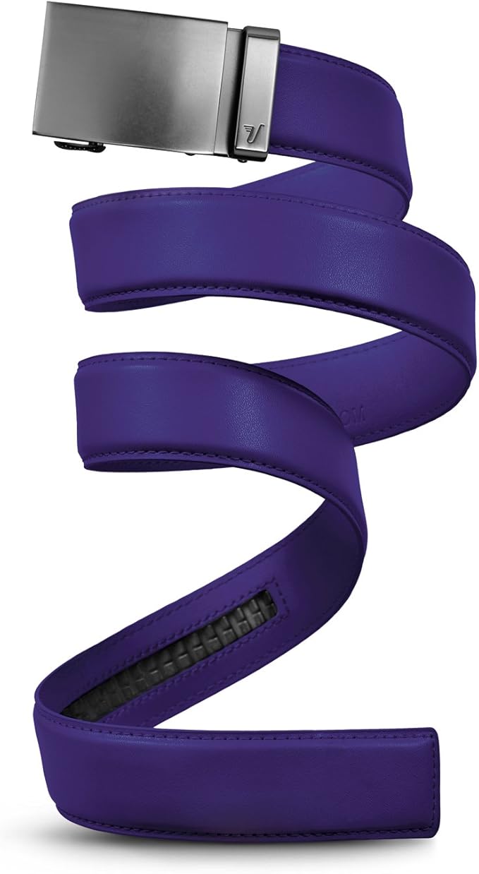 Mission Belt Men's Leather Ratchet Belt, 40mm Metal Collection