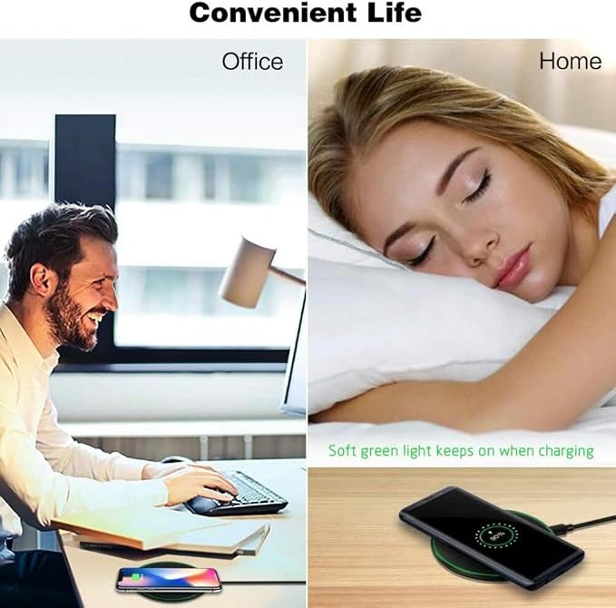 15W Wireless Charger Fast Charging Pad Compatible with T-Mobile REVVL 7 PRO 5G (ONLY for 7 PRO), Slim Quick Charge