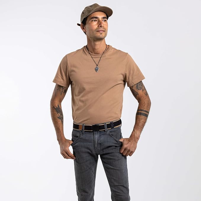 Arcade Belts A2 Unisex Adventure Belt: Heavy Duty Stretch, Metal Free Buckle
