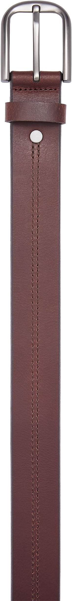 Fossil Brown Leather Belt for Men