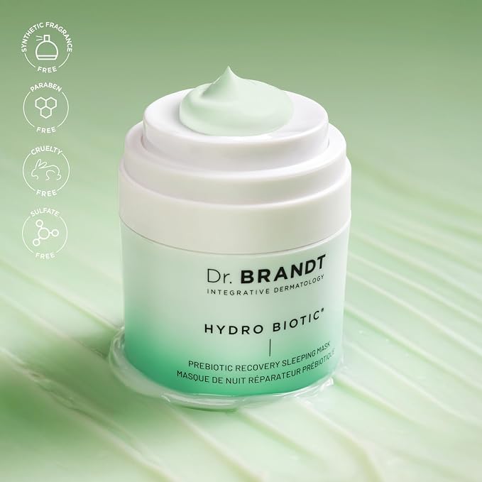 Dr. Brandt Hydro Biotic - Recovery Sleeping Mask - Deeply Hydrates + Reduces Redness & Signs of Irritation - 1.7 oz