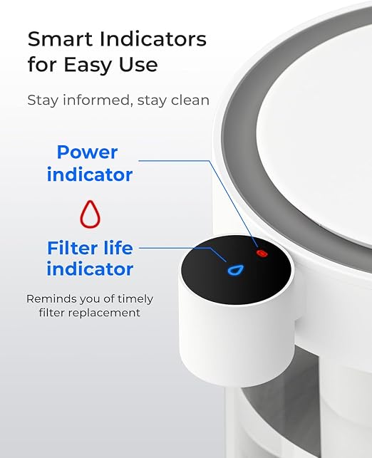 Waterdrop EWFLL Alkaline Water Filter Replacement for Waterdrop ED11L Rechargeable Electric Dispenser, Healthy Mineralized Alkaline Water, Does not Lower TDS, 3 Pack