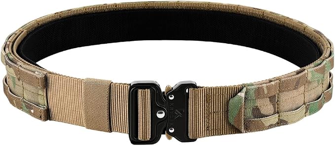 KRYDEX Quick Release Rigger MOLLE Belt 1.75 Inch Inner & Outer Tactical Heavy Duty Belt