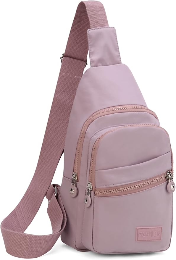 EVANCARY Small Sling Bag for Women Men, Sling Backpack Chest Daypack Crossbody Bag for Travel Outdoor Hiking