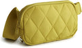 Vera Bradley Women's Featherweight Woodward Small Belt Bag, Golden Olive, One Size