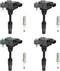 4PCS UF680 Ignition Coils + 4PCS Iridium Spark Plugs Fits for 2016-2020 Envision, 2014-2019 ATS CTS, 2016-2020 Camaro, 2014-2020 Malibu, 2018-2020 Terrain 2.0L, Coil Pack Set Aftermarket Parts