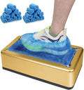 Automatic Shoe Cover Dispenser Machine with 200pcs Disposable Non-Slip Waterproof Covers - Fits Safety Shoes US 6-11- for Home，Office，Factory - Easy Load & Hygienic Design