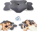 Cervical Neck Pillow for Neck Pain Relief & Side Sleeper | Ergo Pillow for Sleep Apnea, Neck Pain, and Snoring Relief | Orthopedic Memory Foam with Ergonomic Neck Support, Gray, Large