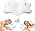 Cervical Neck Pillow for Neck Pain Relief & Side Sleeper | Ergonomic Pillow for Sleep Apnea, Neck Pain, and Snoring Relief | Orthopedic Memory Foam with Ergonomic Neck Support, White, Standard