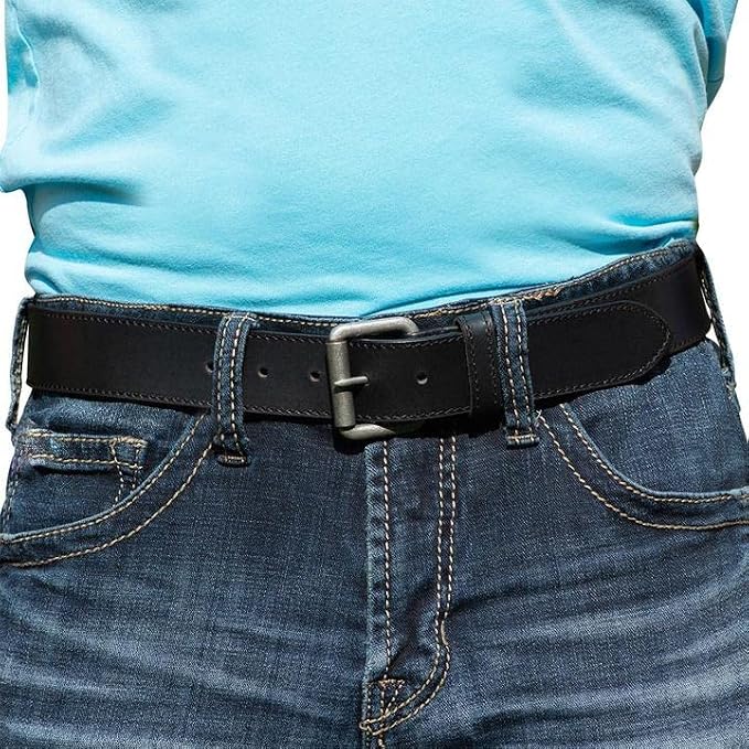 Outback Belt - Genuine Full Grain Leather Belt with Nickel Free Buckle
