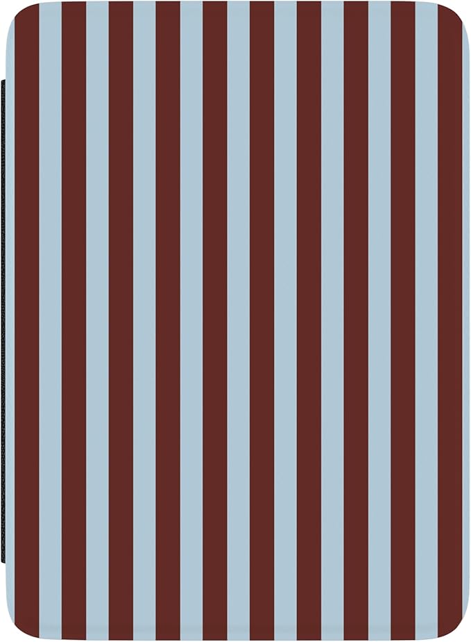 Casely Kindle Case | Sunday in Brooklyn | Blue Stripes | Compatible with 7” Kindle Colorsoft and 7” Kindle Paperwhite (12th Gen)