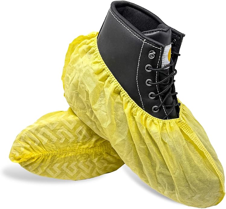 ShuBee Original Disposable, Extra-Large Boot and Shoe Covers, Thicker & Stronger, Durable Protection for Floors - 50 Pairs