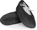 Buself 200 Count Shoe Covers Disposable Non-Slip, Premium Cloth Boot Covers, Slip-resistant, Durable, Breathable, Non-toxic, Recyclable