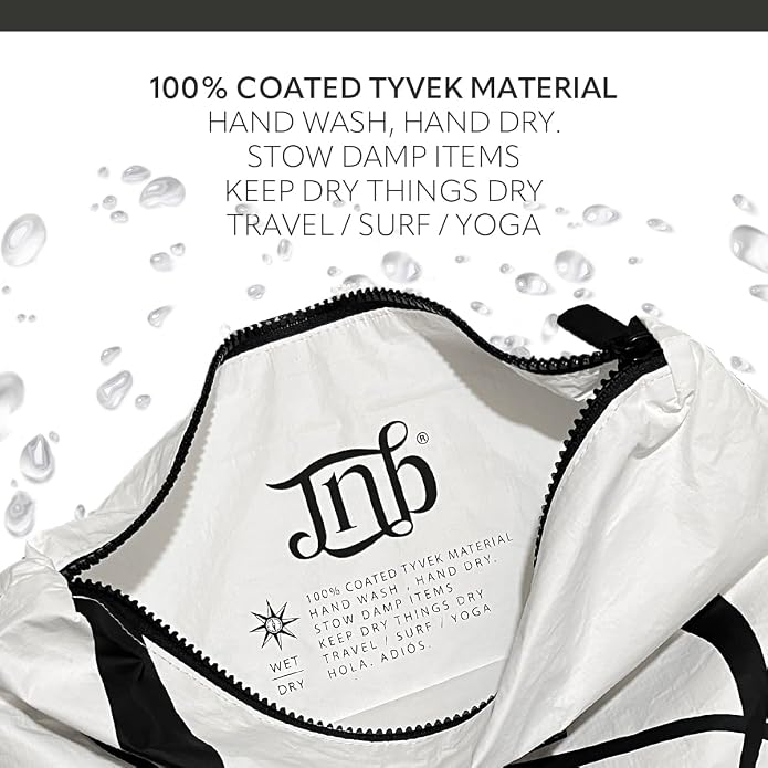 100% Coated Tyvek Material, Beach Pouch, Waterproof Pouch for Beach, Makeup Pouch, Wet Dry Bag,Clutch