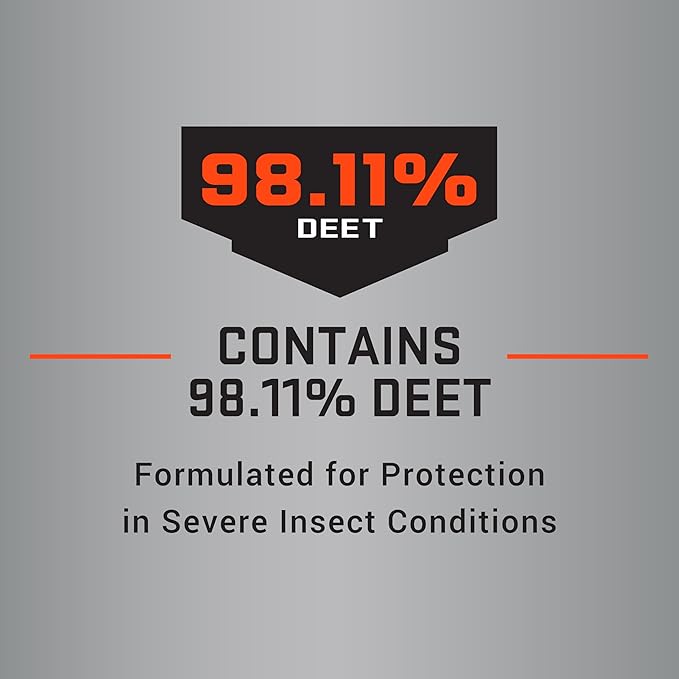 Repel 100 Insect Repellent, 4 Ounces, With DEET, 10-Hour Protection Long- Lasting Insect Repellent Pump Spray Repels Mosquitoes, Ticks, Gnats, Biting Flies, Chiggers And Fleas, 6 Pack