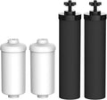 Filterlogic Gravity Water Filter, Replacement for Berkey®, Purewell®, ProOne®, Alexapure®, BB9-2® Black Filter & PF-2® Fluoride Filters, NSF/ANSI 372 Standard, Combo Pack
