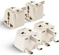 OREI USA to UK, UAE, Hong Kong & More (Type G) Travel Adapter Plug - 2 in 1 - CE Certified - RoHS Compliant - 4 Pack - White Color (DB-7-4PK) (4)