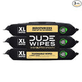 DUDE Wipes Shea BUTTer Flushable Wipes - Extra-Large Adult Wet Wipes - 3 Pack (144 Count) - Infused with Coconut Oil, Vitamin E, and Aloe - Septic and Sewer Safe