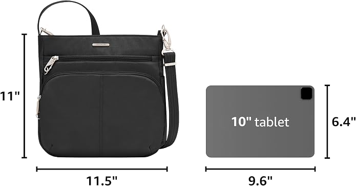 Travelon Anti-Theft Classic North/South Crossbody Bag