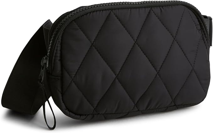 Vera Bradley Women's Featherweight Woodward Small Belt Bag, Moonless Night, One Size