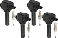 4PCS Ignition Coils & 4PCS Iridium Spark Plugs UF724 Ignition Coils Pack Fits for 2014-2016 Forester, 2013-2015 Impreza 2.0L 2.5L, Coil Pack Set Replace OE FK0438 NGK93501
