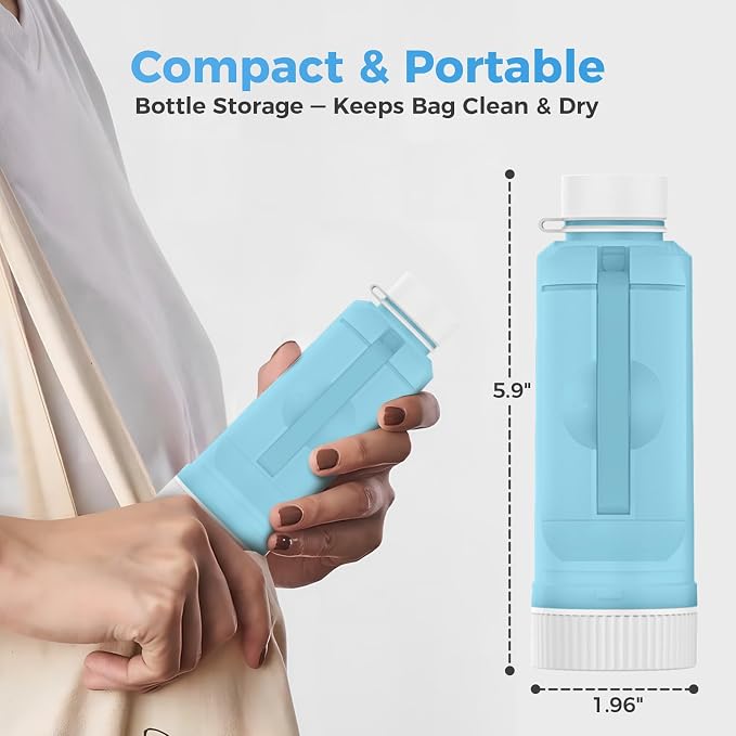 HEYAXA Portable Bidet with High Pressure , Rechargeable Travel Bidet for Men,Baby & Women, IPX7 Waterproof, Handheld Sprayer for Personal Hygiene, Baby Care, Soothing Postpartum and Hemorrhoid Relief