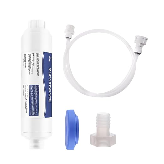Water Filtration System – Certified by IAPMO R&T to NSF 53 Standards | Filter & Fill 5-Gallon Jugs from Any Garden Hose Faucet | Outdoor Faucet Compatible | Reduces Chlorine, Lead, Cysts & VOCs