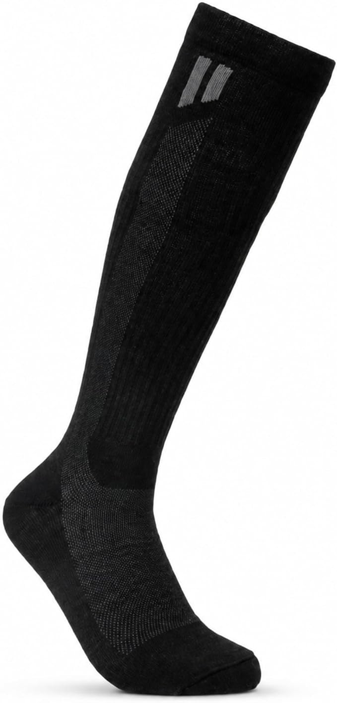 HOLLOW Alpaca Compression Socks for Women & Men Standard & Wide, 15-20 mmHg, Circulation Support, Moisture Wicking, Knee High