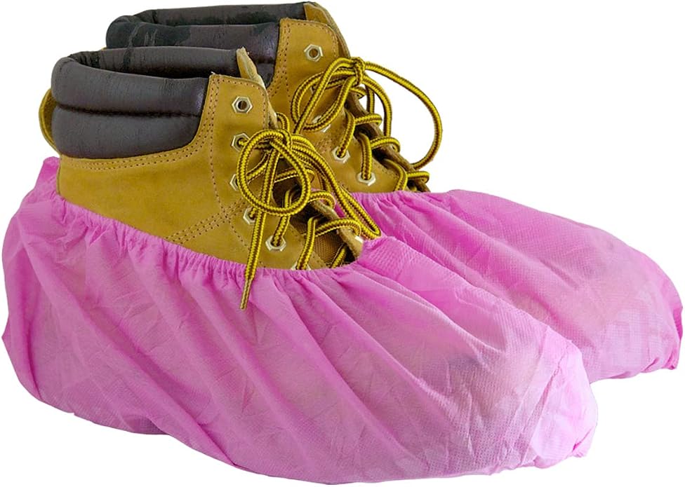 ShuBee Original Disposable, Extra-Large Boot and Shoe Covers, Thicker & Stronger, Durable Protection for Floors - 50 Pairs