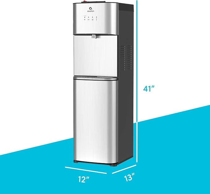 Avalon Self Cleaning Bottleless Water Cooler Water Dispenser - 2 Temperature Settings - Hot & Cold Water, Durable Stainless Steel Cabinet, Reverse Osmosis Filtration- UL Listed