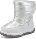 CIOR Winter Snow Boots for Boy and Girl Outdoor Waterproof with Fur Lined(Toddler/Little Kids)